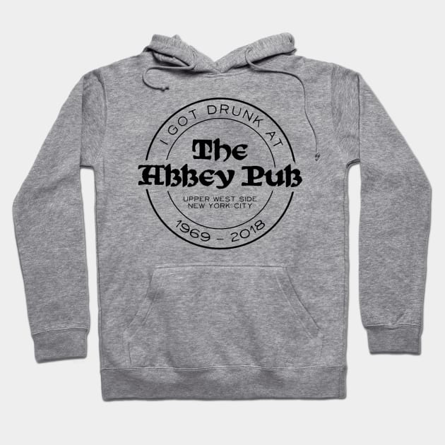 Abbey Pub - R.I.P. Stamp Hoodie by UselessRob